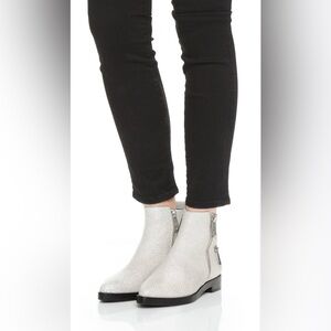 Kenzo Grey and White p Ankle Boots. Size 39